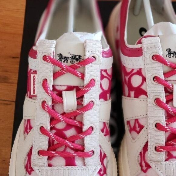 Coach Citysole Signature Mesh Running Sneakers Walking Outdoor Size 8.5B Pink - Picture 12 of 16
